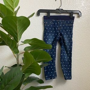 Cat & Jack Toddler High Waisted Heart Jeans